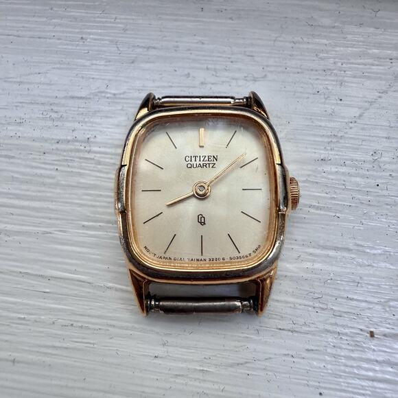 Vintage Citizen Quartz Gold Tone Wrist Watch Women’s Ladies Japan Movement - Picture 1 of 5
